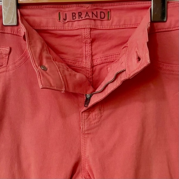 J Brand| Vibrant Coral High Rise Skinny Jeans Sz 28 - Picture 2 of 5